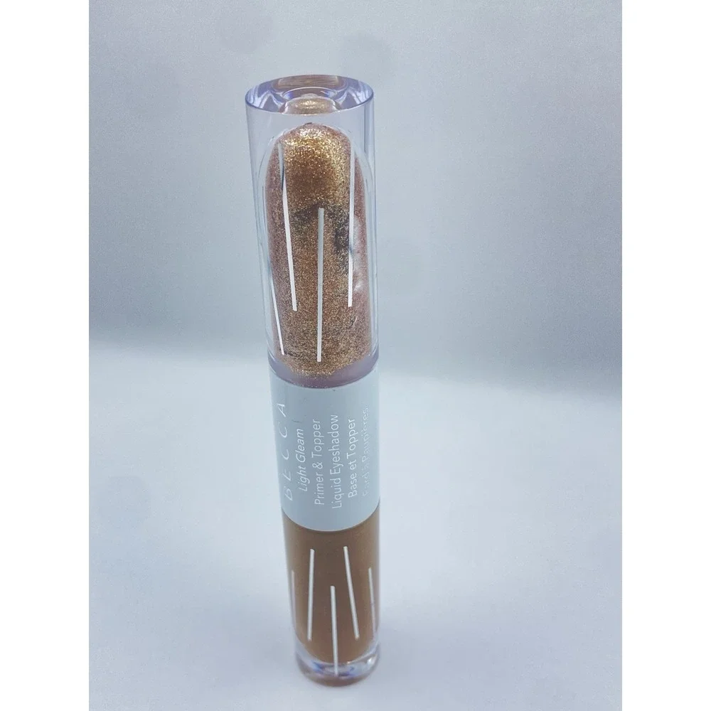 Becca Cosmetics Light Gleam Primer & Topper Liquid Eyeshadow -Golden Hour- NWOB